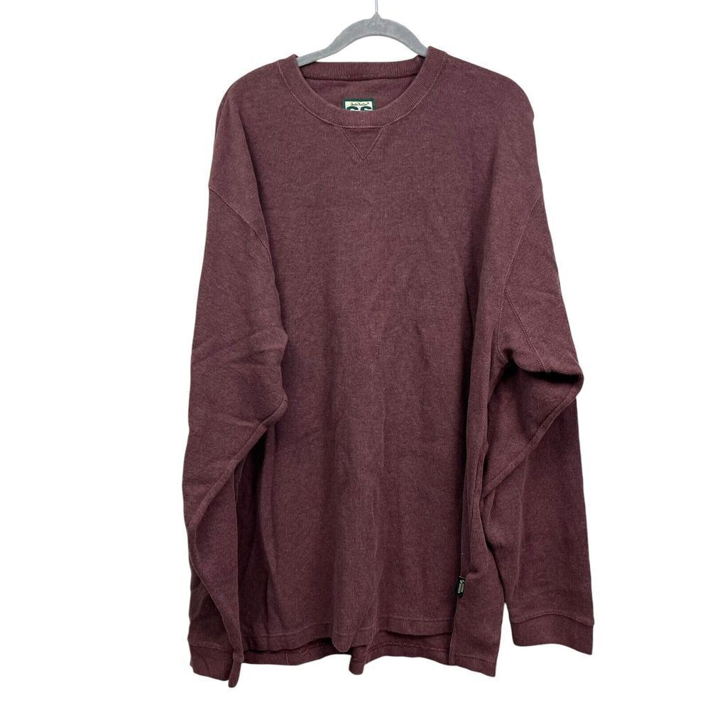 Gander Mountain Mens Sweatshirt Guided Series Crew Neck Burgundy Size 3XL Tall*